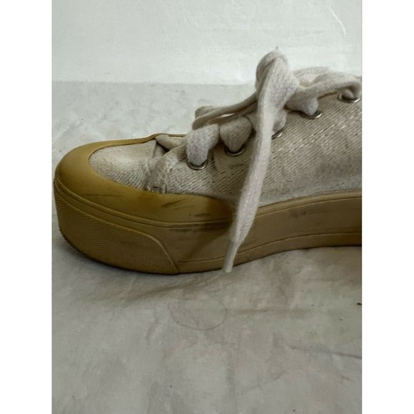 Zara Trafaluc Women's Shoes Sneakers High White Lace Up Size 36 - Picture 12 of 12